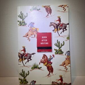 Burn After Writing Journal